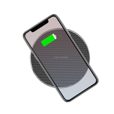 LED Breathing Light 10W Wireless Charger , ROCK Qi Fast Wireless Charging Pad For iPhone X XS 8 Samsung Xiaomi