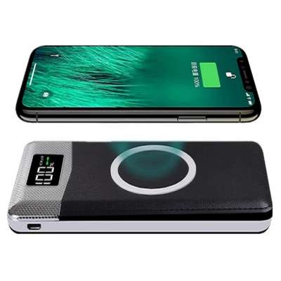 2 in 1 wireless charging powerbank 10000mah Qi wireless power bank 10000 mah battery portable mobile wireless charger